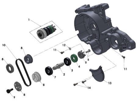 2025 Cobra CX50 SRx FWE - ENGINE - WATER PUMP