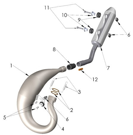 2025 Cobra CX50 SRx FWE - EXHAUST SYSTEM