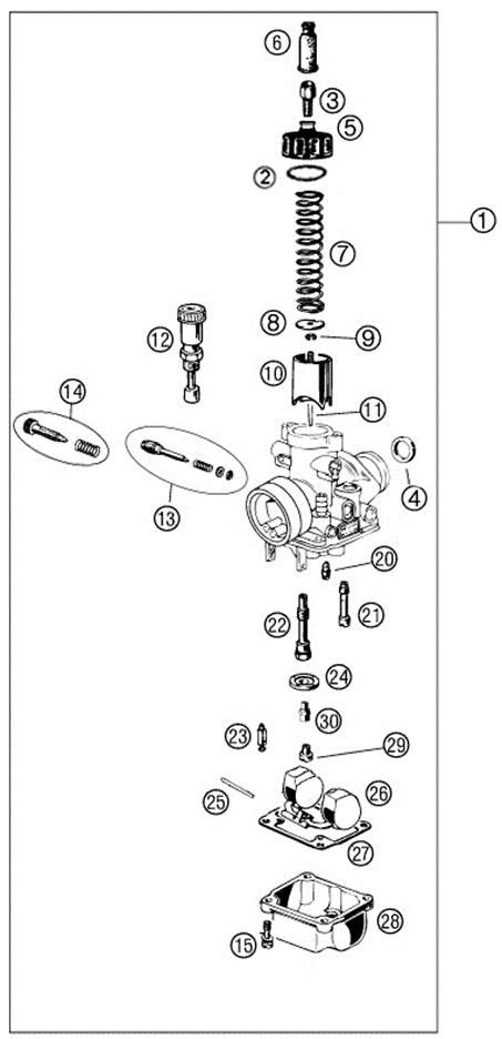 2025 Cobra CX50 JR - CARBURETOR