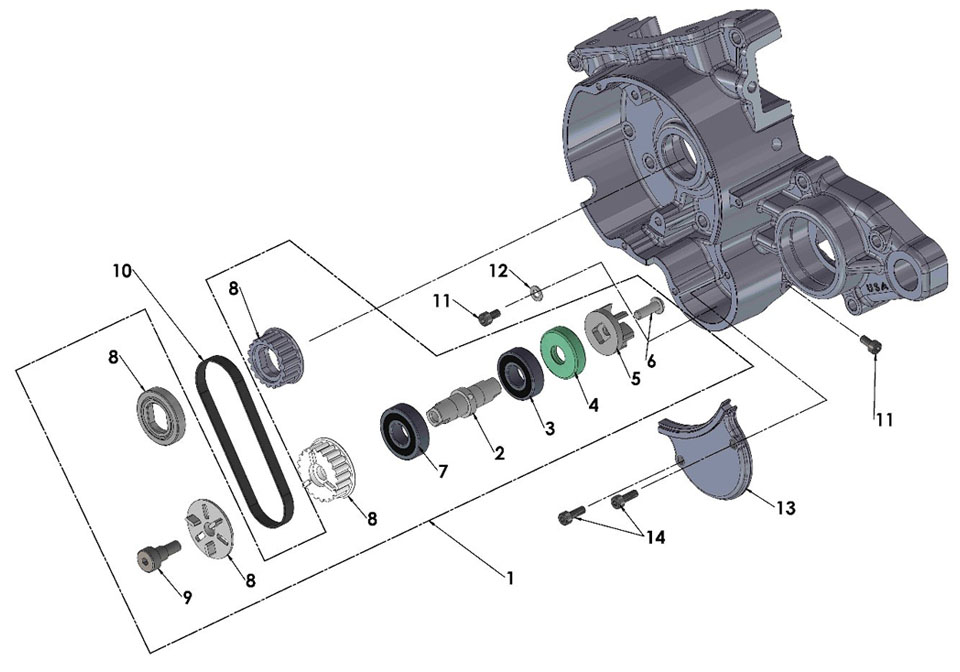 2017 Cobra CX50 P3 - ENGINE - WATER PUMP