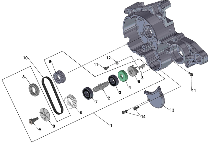 2024 Cobra CX50 SRx KING - ENGINE - WATER PUMP