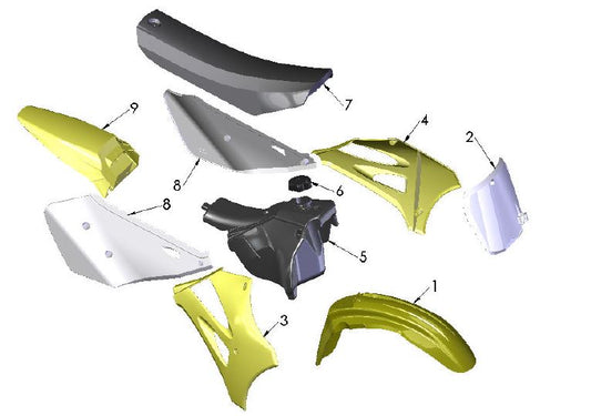 2017 Cobra CX65 - BODYWORK - SEAT - TANK