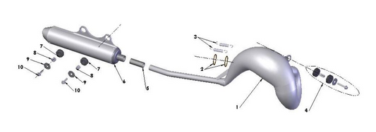 2019 Cobra CX50 JR - EXHAUST SYSTEM