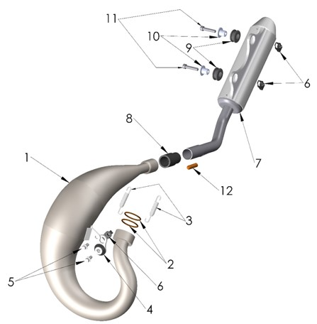 2026 Cobra CX50 SRx FWE - EXHAUST SYSTEM