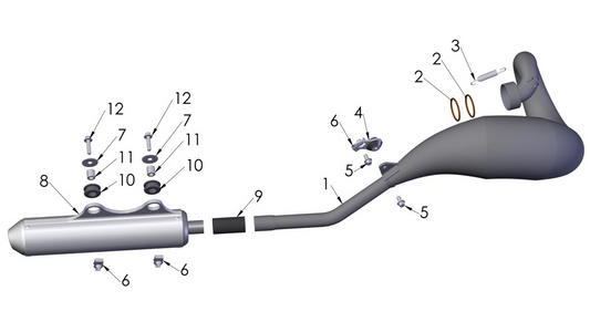 2018 Cobra CX50 KING - EXHAUST SYSTEM