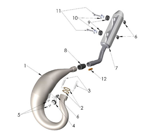 2021 Cobra CX50 SRx FWE - EXHAUST SYSTEM