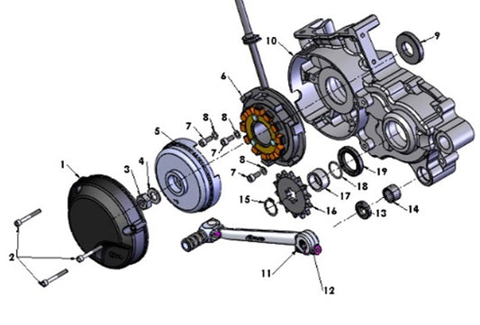 2023 Cobra CX65 - ENGINE -  IGNITION SIDE