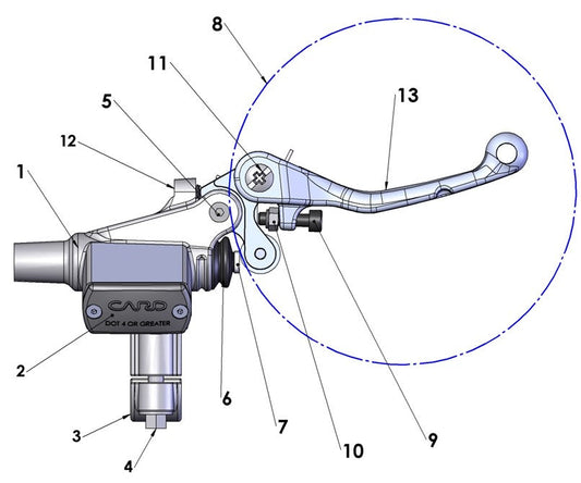 2023 Cobra CX65 - BRAKE - FRONT - MASTER CYLINDER