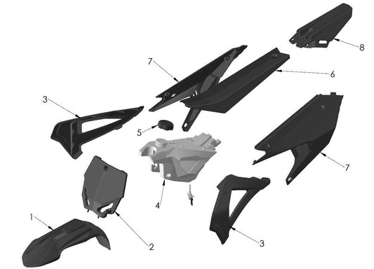 2023 Cobra CX65 - BODYWORK - SEAT - TANK