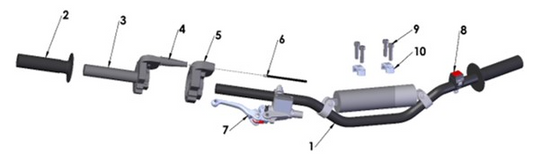 2023 Cobra CX50 SRx FWE - HANDLEBARS & CONTROLS