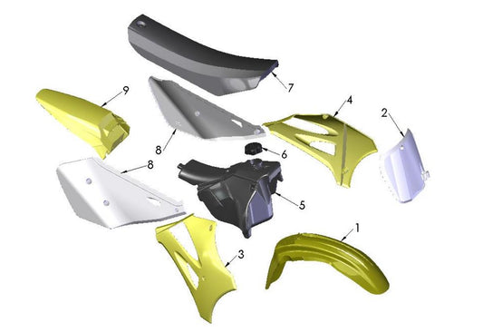 2019 Cobra CX65 -  BODYWORK - SEAT - TANK