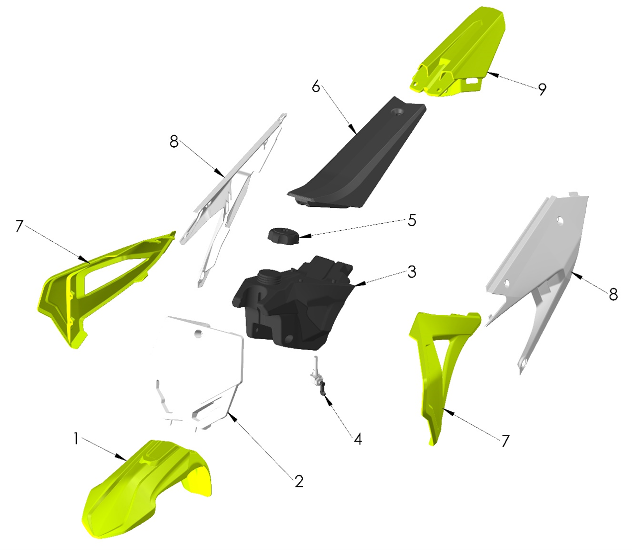 2023 Cobra CX50 SRx KING - BODYWORK - SEAT - TANK