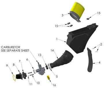 2024 Cobra CX50 FWE - AIRBOX & INLET SYSTEM