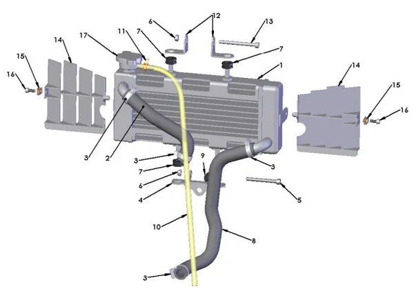 2024 Cobra CX50 JR - COOLING SYSTEM