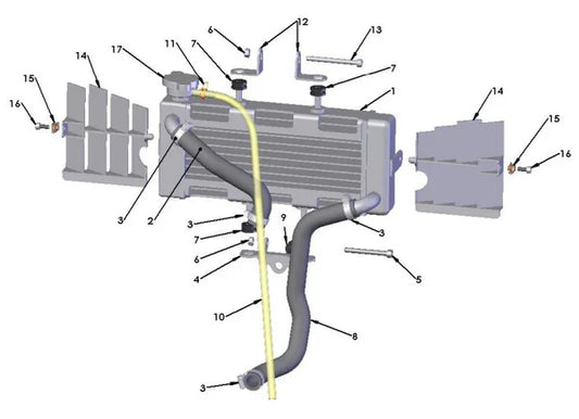 2024 Cobra CX50 JR - COOLING SYSTEM