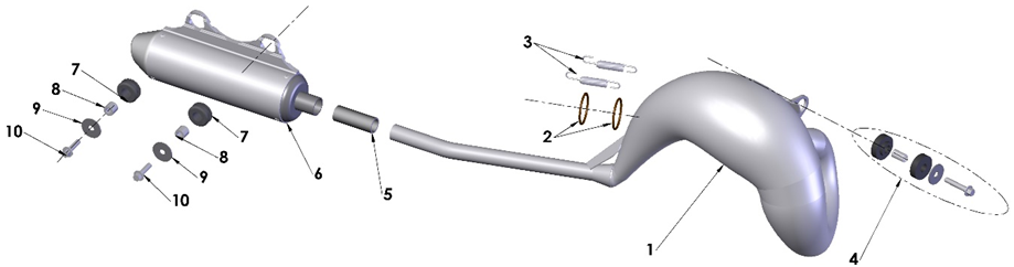 2022 Cobra CX50 P3 - EXHAUST SYSTEM