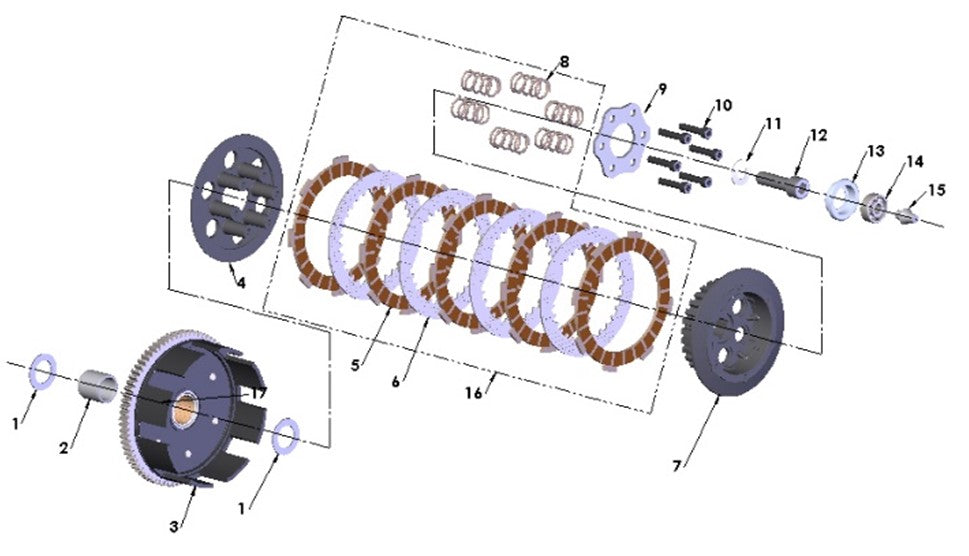 2024 Cobra CX65 - ENGINE - CLUTCH