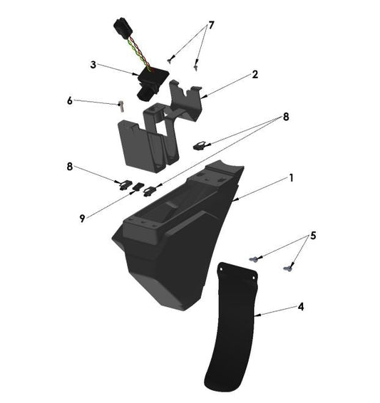 2025 Cobra CX5e - UNDERSEAT BOX