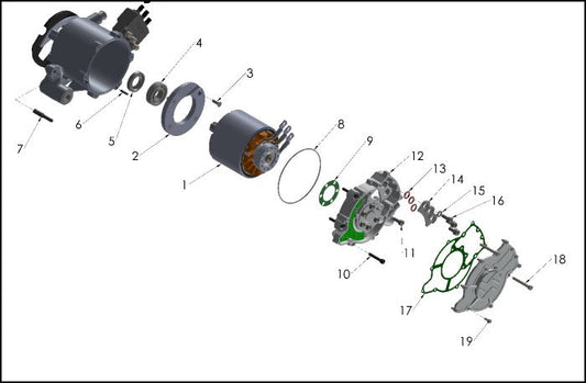 2025 Cobra CX5e - MOTOR - INTERNAL