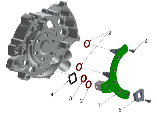 2025 Cobra CX5e - MOTOR - EXTERNAL - ELECTRICAL SIDE