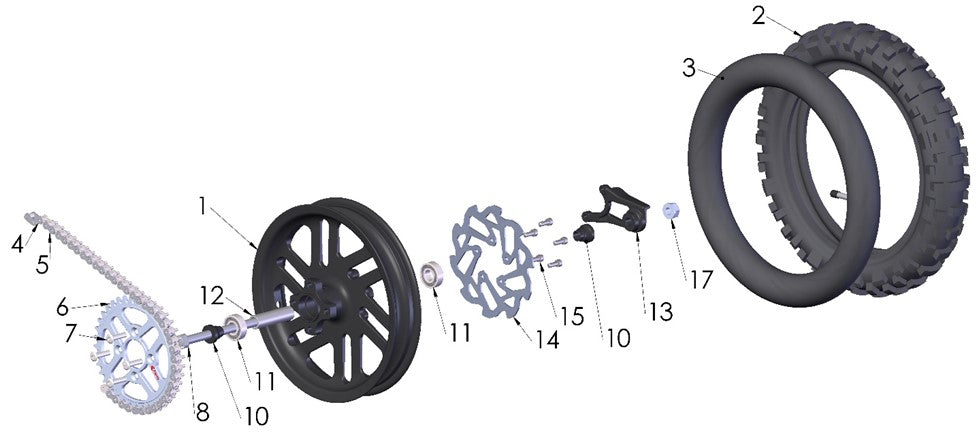 2024 Cobra CX5e - WHEEL - REAR