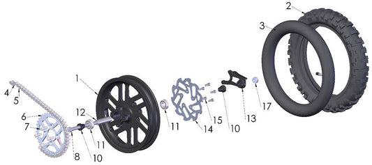 2024 Cobra CX5e - WHEEL - REAR