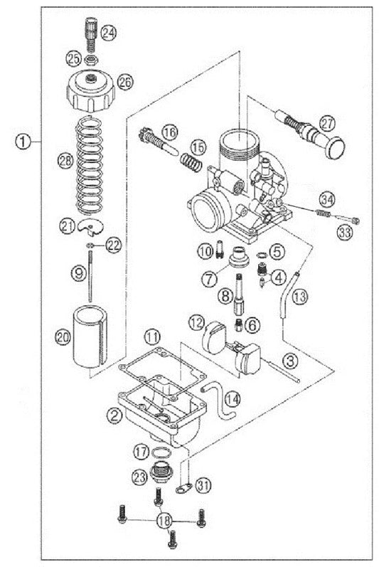 2025 Cobra CX65  - CARBURETOR