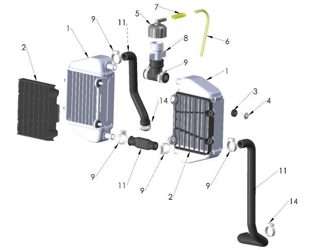 2025 Cobra CX65 - COOLING SYSTEM