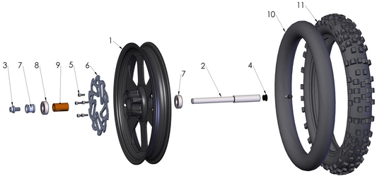2018 Cobra CX50 KING - WHEEL - FRONT