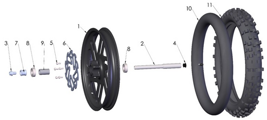 2026 Cobra CX50 SRx FWE - WHEEL - FRONT