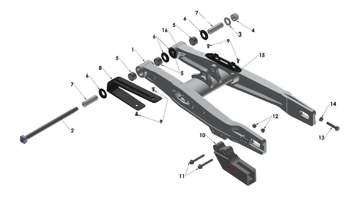 2025 Cobra CX65 - SWINGARM