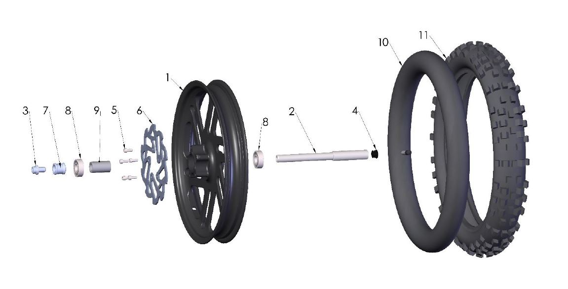 2021 Cobra CX50 SRx FWE - WHEEL - FRONT