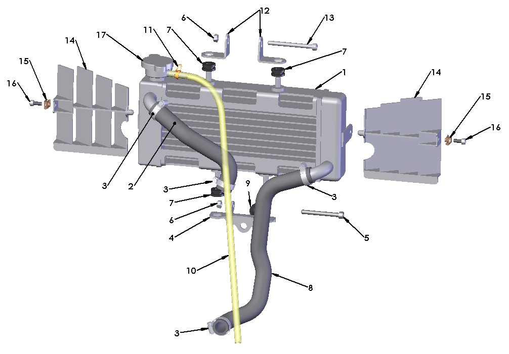 2018 Cobra CX50 JR - COOLING SYSTEM