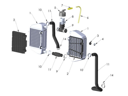 2022 Cobra CX50 SRX FWE - COOLING SYSTEM
