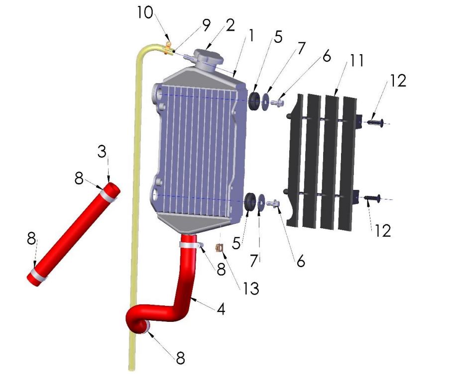 2020 Cobra CX50 KING - COOLING SYSTEM