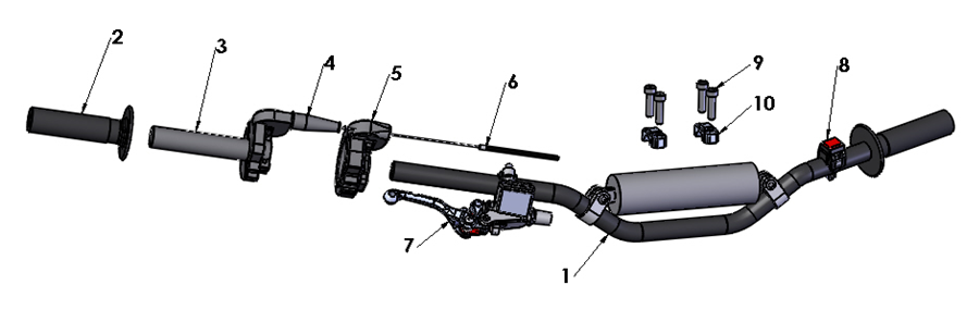2023 Cobra CX50 JR - BARS & CONTROLS