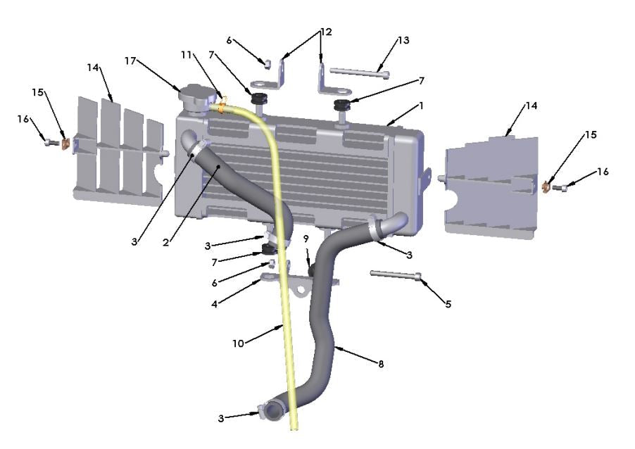 2022 Cobra CX50 JR - COOLING SYSTEM