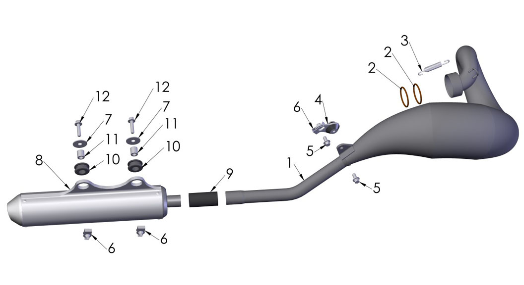 2017 Cobra CX50 FWE - EXHAUST SYSTEM
