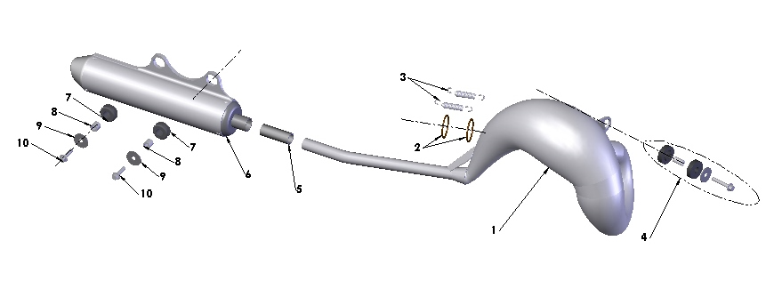 2018 Cobra CX50 P3 - EXHAUST SYSTEM