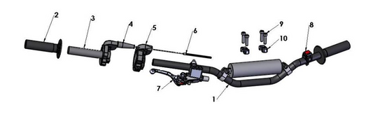 2020 Cobra CX50 FWE - HANDLEBARS & CONTROLS
