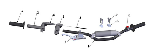 2022 Cobra CX50 SRX FWE - HANDLEBARS & CONTROLS
