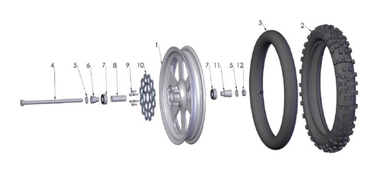 2017 Cobra CX50 FWE - WHEEL - FRONT