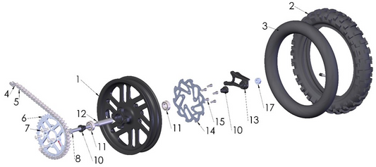 2024 Cobra CX50 FWE - WHEEL - REAR