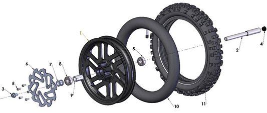 2026 Cobra CX50 JR - WHEEL - FRONT