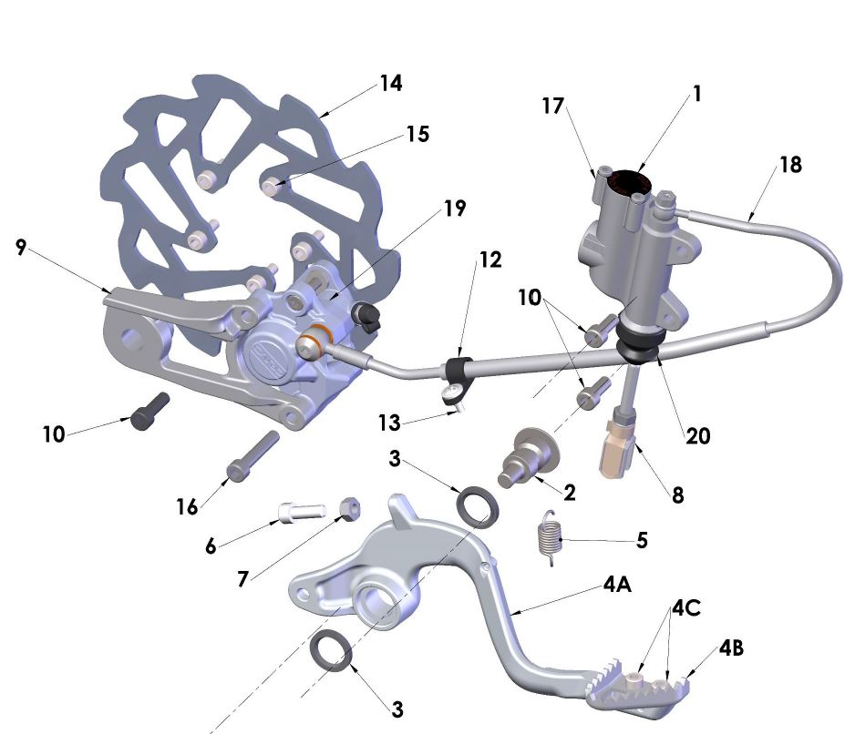 2021 Cobra CX50 SRx FWE - BRAKES - REAR