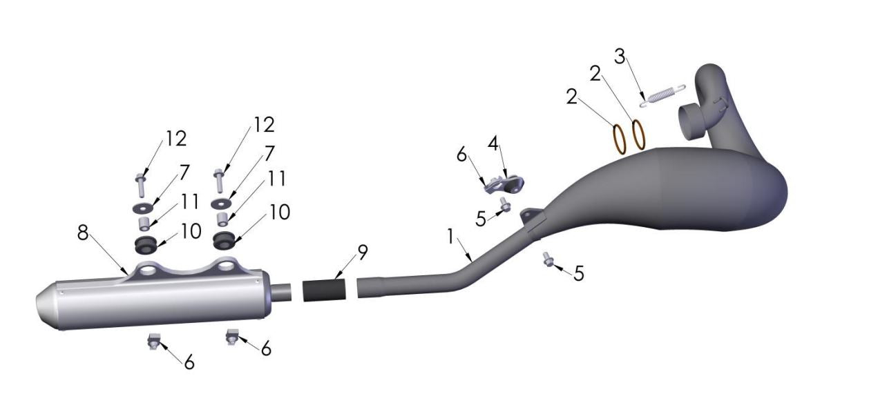 2020 Cobra CX50 FWE - EXHAUST SYSTEM