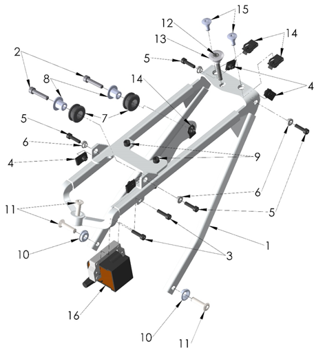 2023 Cobra CX50 SRx KING - SUBFRAME