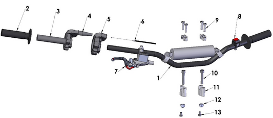 2017 Cobra CX50 FWE - HANDLEBARS & CONTROLS