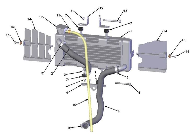 2021 Cobra CX50 JR - COOLING SYSTEM