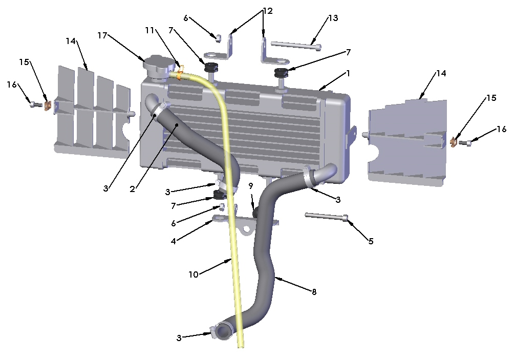 2017 Cobra CX50 P3 - COOLING SYSTEM
